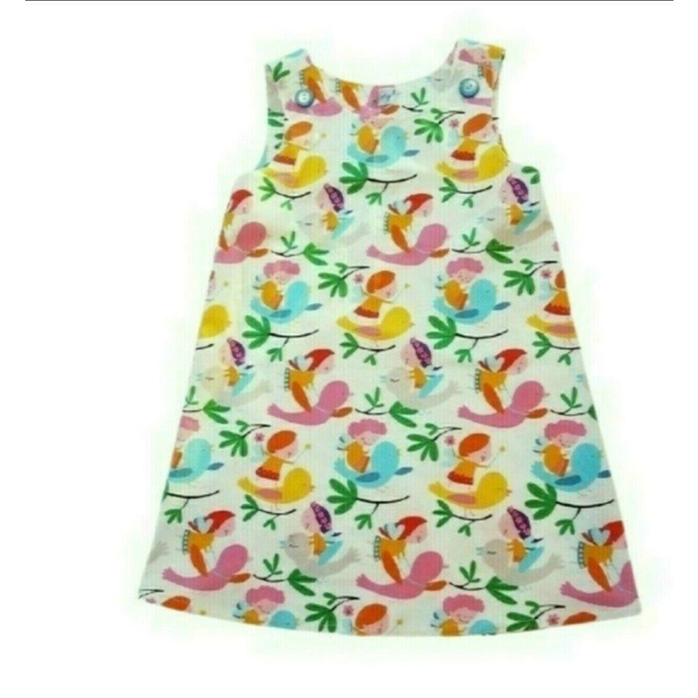 Fairies & Birds Handmade Spring/Summer Shift Dress 3